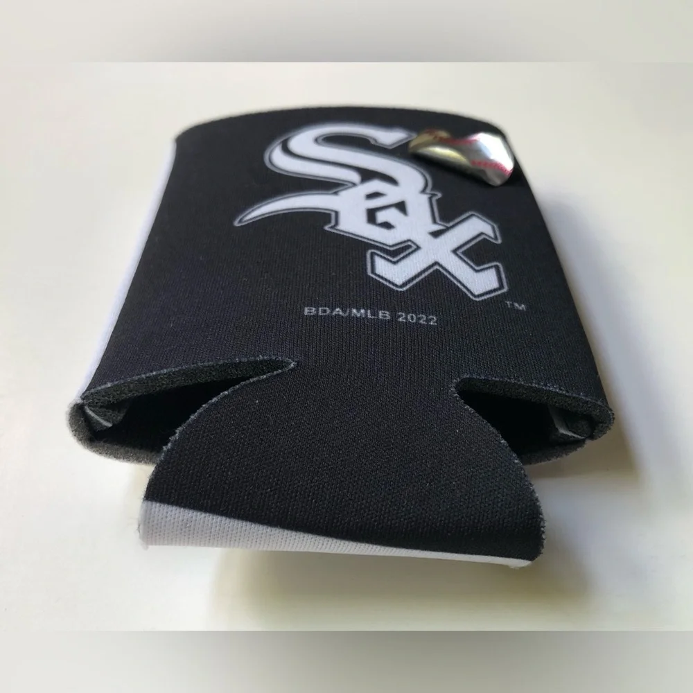 Chicago White Sox Leinenkugel's Beer Koozie Can Holder Black MLB Baseball New
